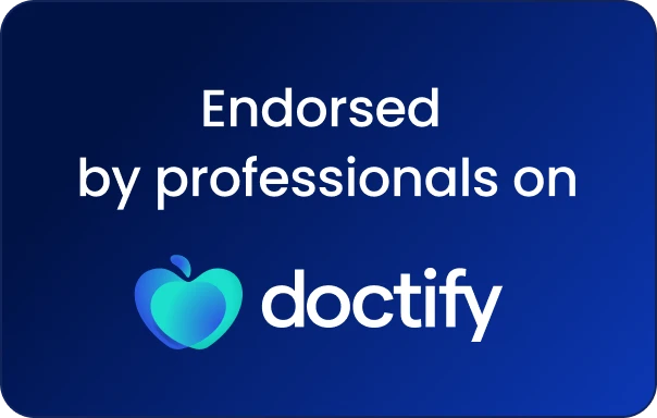 Endorsed by Professionals on Doctify